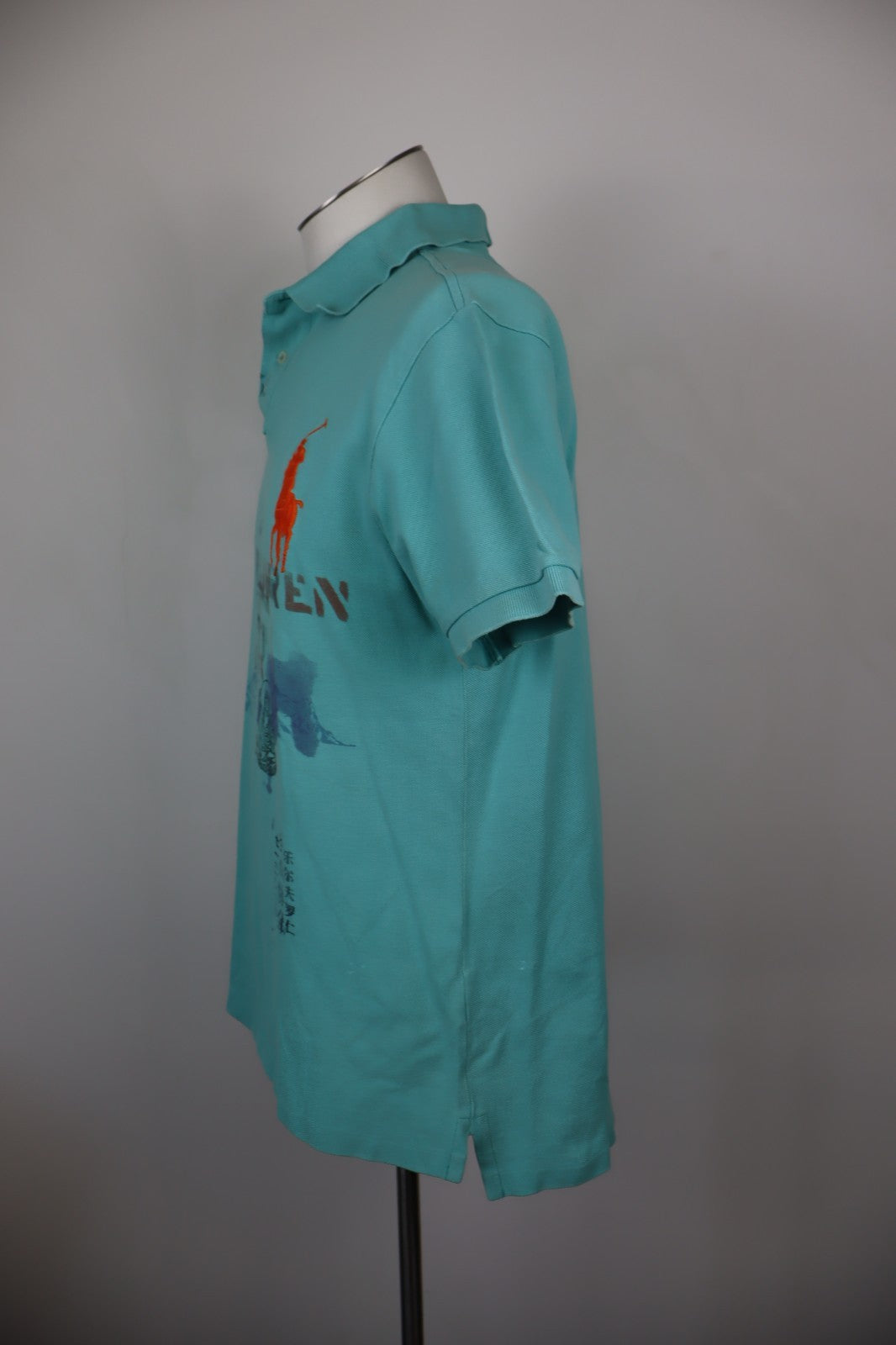 POLO RALPH LAUREN  MAGLIA UOMO TG. XL MAN T-SHIRT CASUAL VINTAGE COTONE SLIM