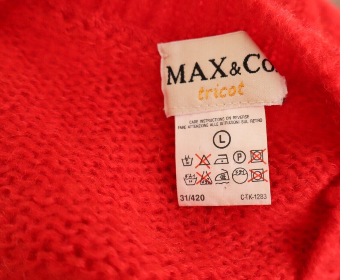 MAX&CO TRICOT MAGLIONE MAGLIA DONNA Tg. L WOMAN CASUAL SWEATER WOOL LANA