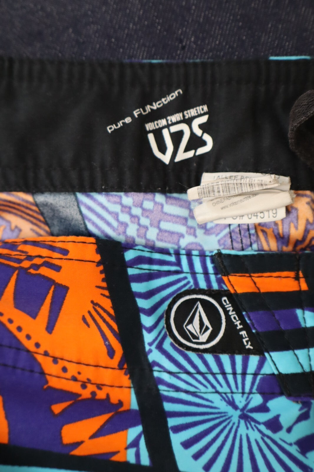 VOLCOM 2WAY COSTUME PANTALONCINO MARE UOMO TG 50 MEN SEA SWIMSUIT VINTAGE CASUAL