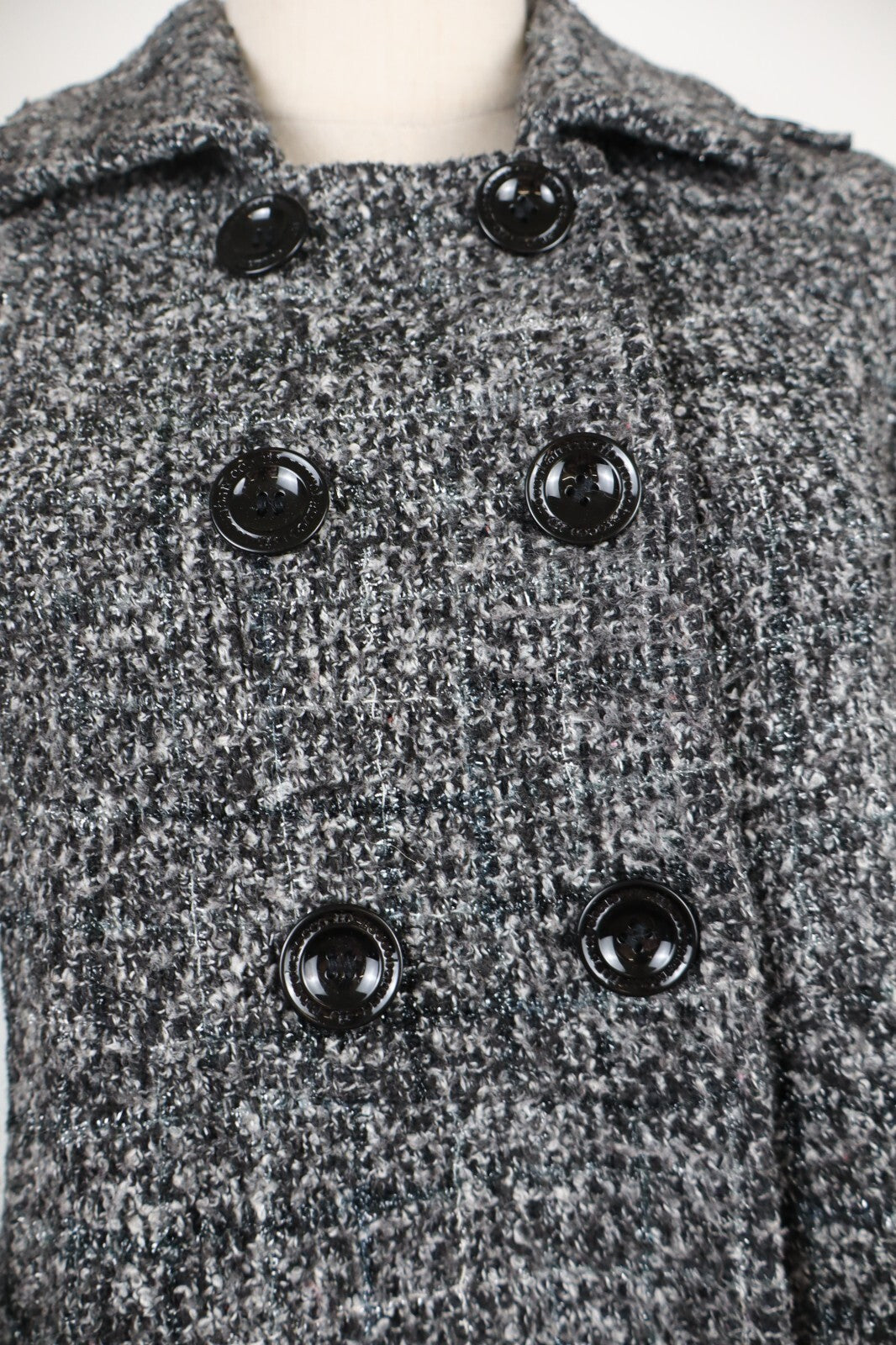 ROCCOBAROCCO CAPPOTTO GIACCA DONNA TG 44 WOMAN COAT VINTAGE CASUAL COTONE POLY
