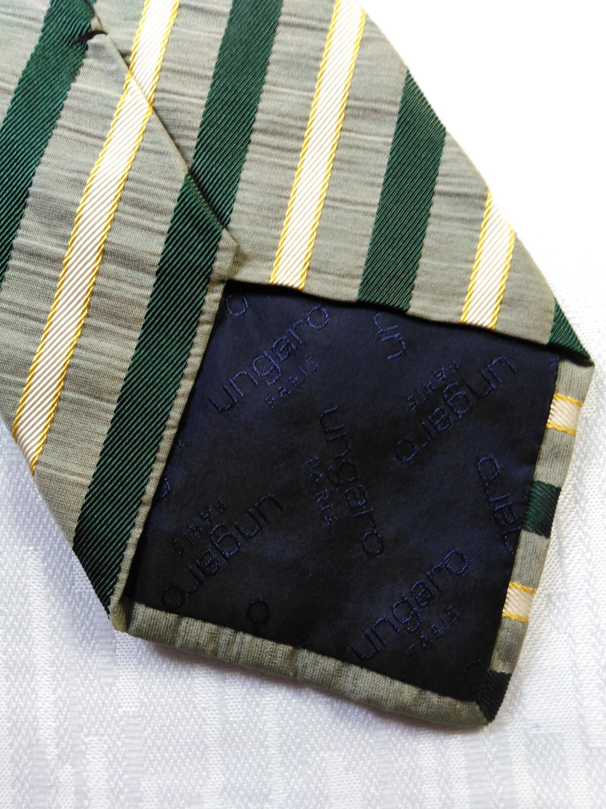 EMANUEL UNGARO  100% SETA SILK TIE CRAVATTA NECKTIE ITALY VINTAGE CLASSIC