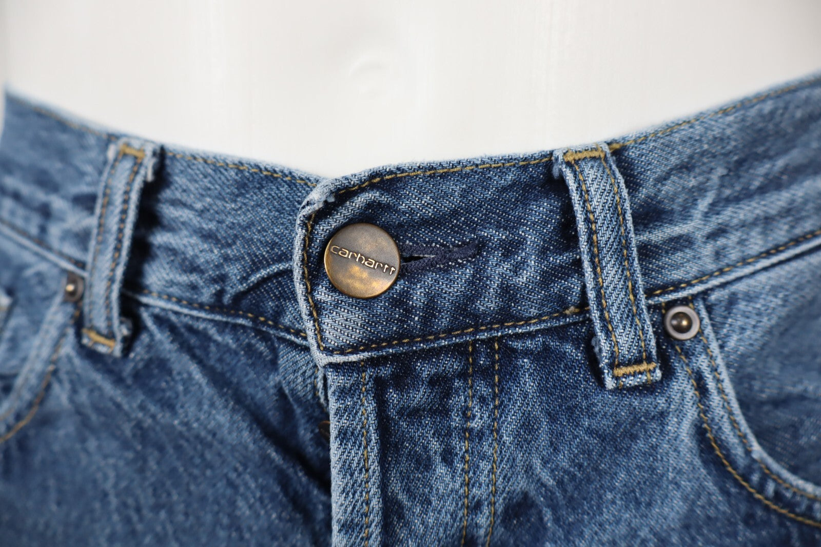 CARHARTT JEANS PANTALONE UOMO CASUAL W29 L32 MAN VINTAGE PANTS DENIM