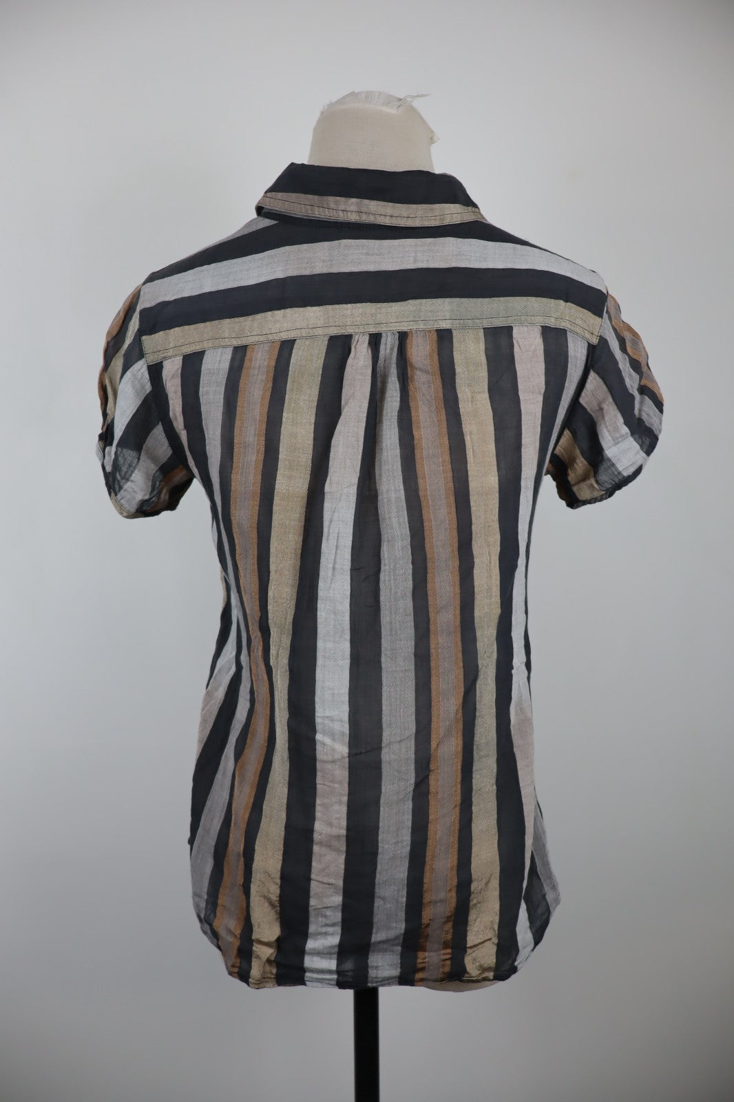 MARELLA CAMICIA  DONNA TG. 42 WOMAN SHIRT COTONE COTTON CASUAL VINTAGE RIGHE