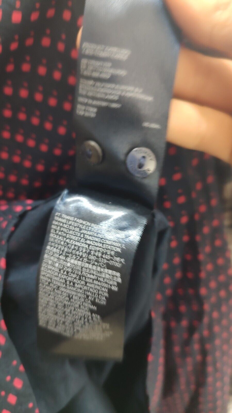 TOMMY HILFIGER CAMICIA DONNA TG. 4 WOMAN SHIRT CASUAL VINTAGE COTONE