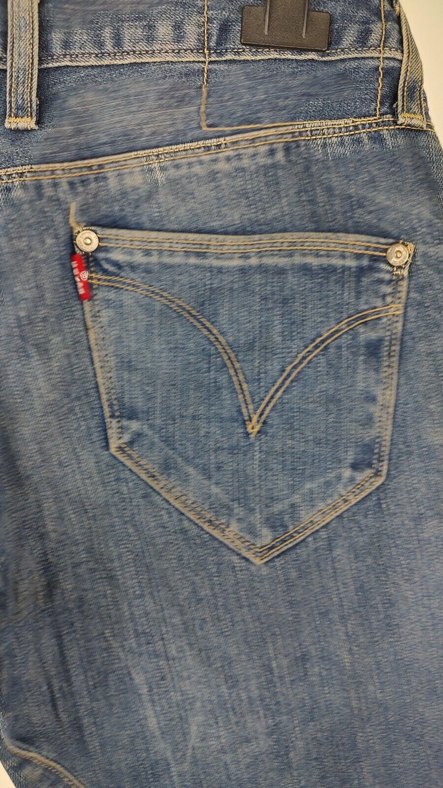 LEVI'S ENGINEERED PANTALONE JEANS SHORTS UOMO TS. S MAN VINTAGE CASUAL PANTS
