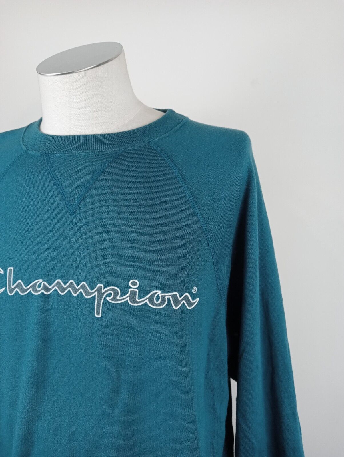 CHAMPION FELPA UOMO L MAN SWEATSHIRT COTONE COTTON CASUAL VINTAGE
