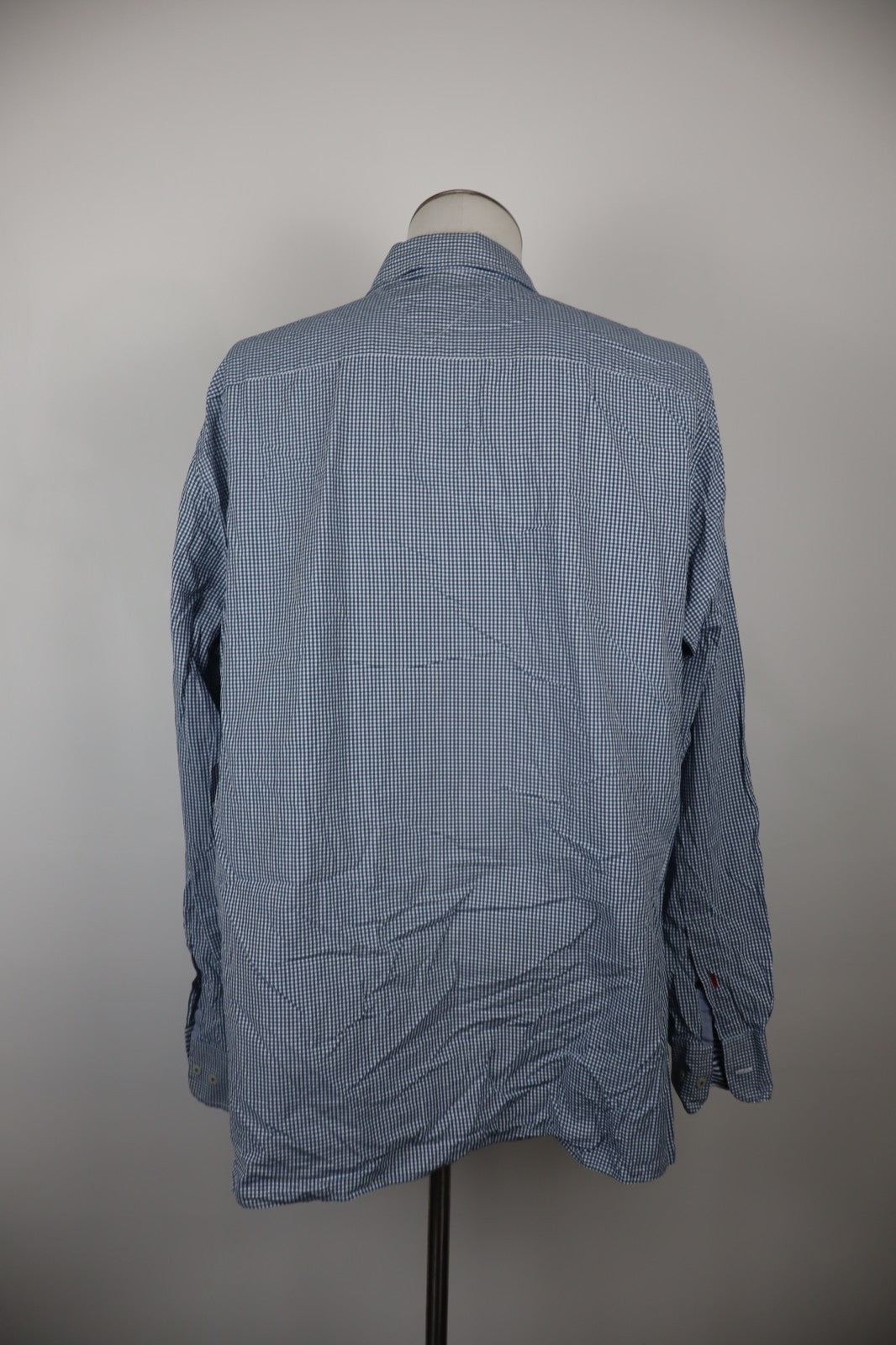 TOMMY HILFIGER CAMICIA UOMO TG 2XL MAN CASUAL VINTAGE SHIRT COTONE MANICA LUNGA