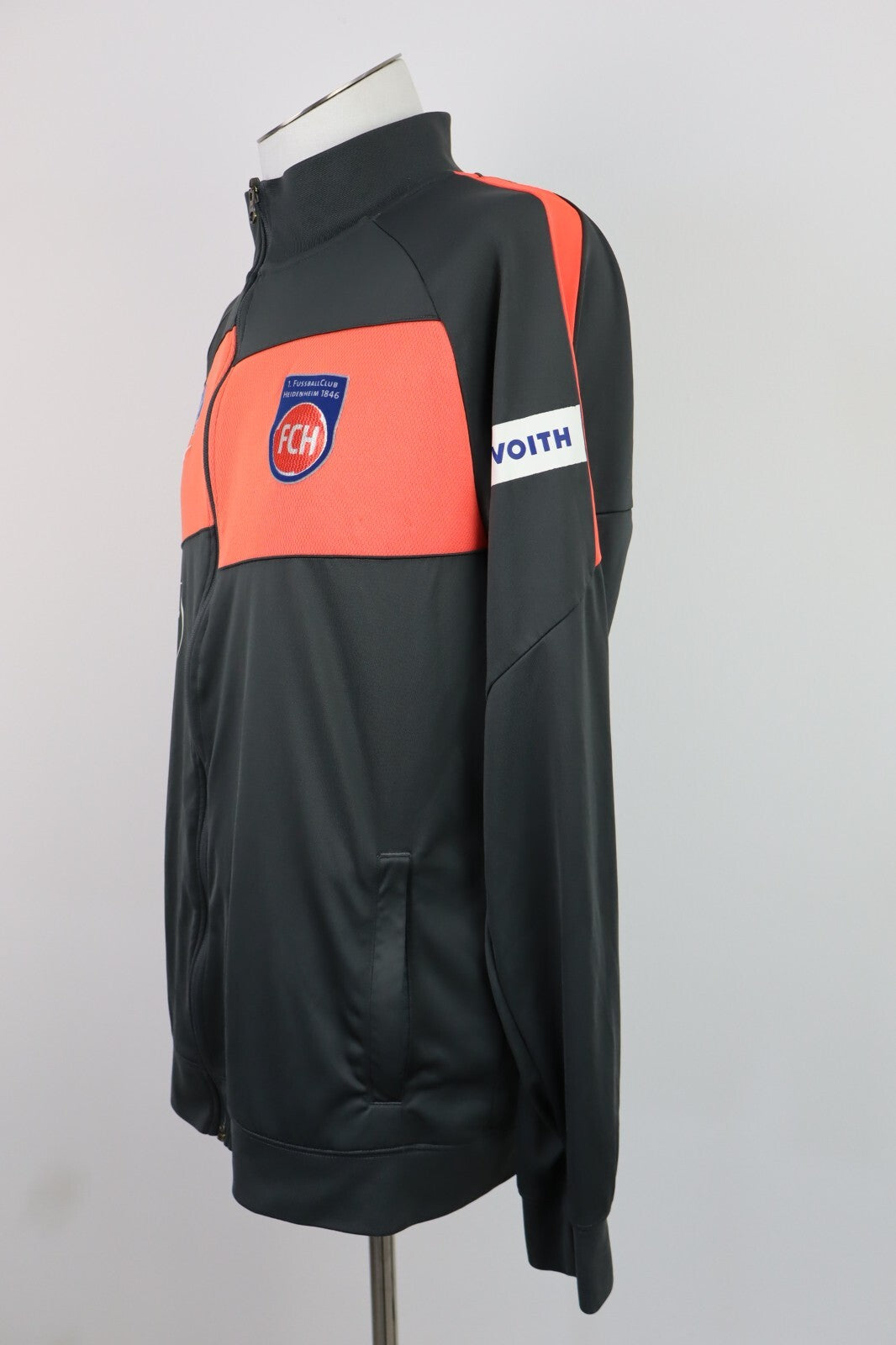 NIKE HEIDENHEIM FELPA GIACCA CALCIO SPORT UOMO TG. XL MAN JACKET SOCCER VINTAGE