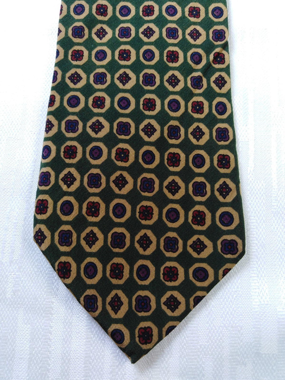 VALENTINO 100% SETA SILK TIE CRAVATTA NECKTIE ITALY VINTAGE CLASSIC