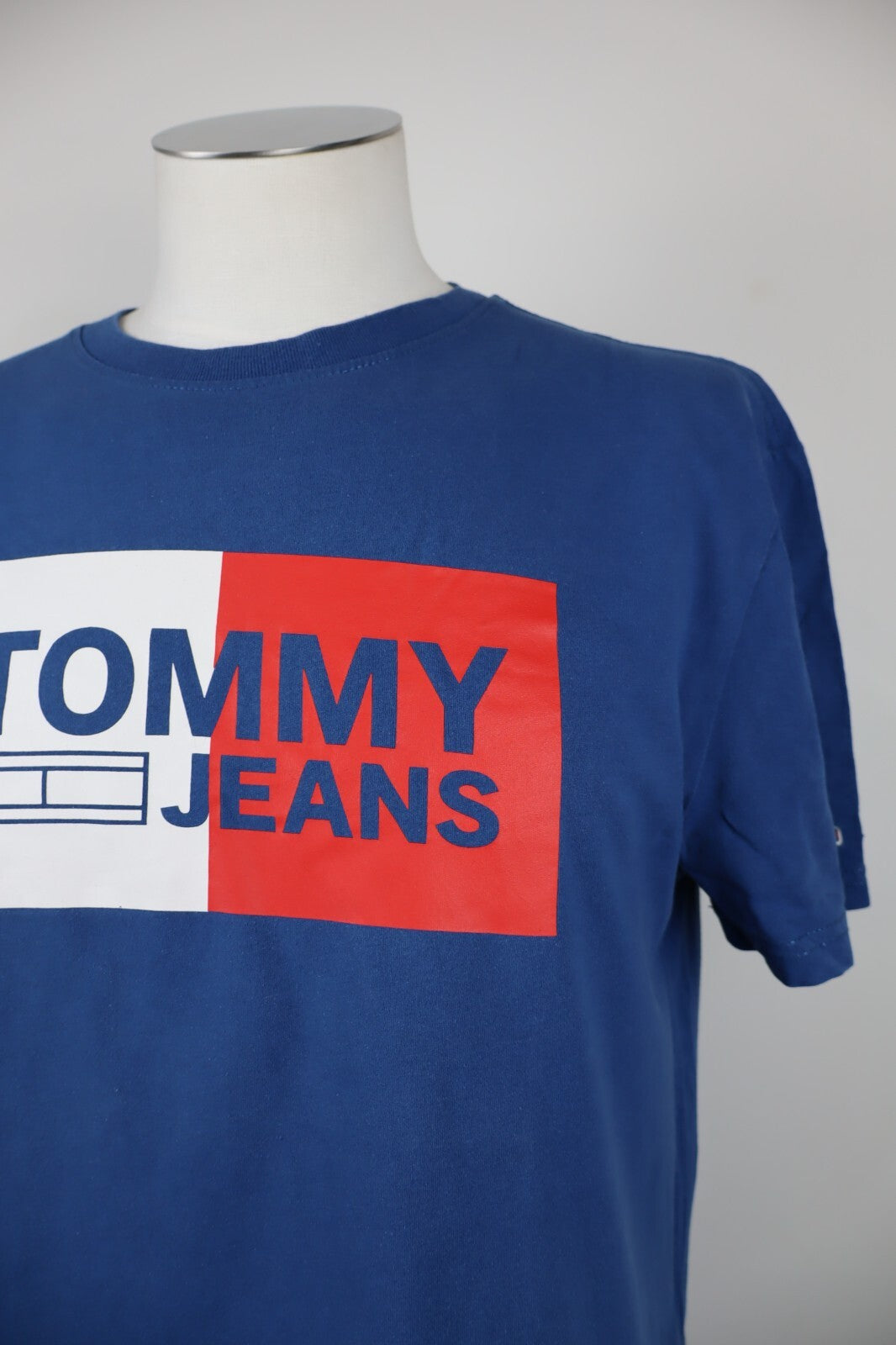 TOMMY HILFIGER JEANS MAGLIA UOMO TG. M MAN T-SHIRT VINTAGE CASUAL COTONE COTTON