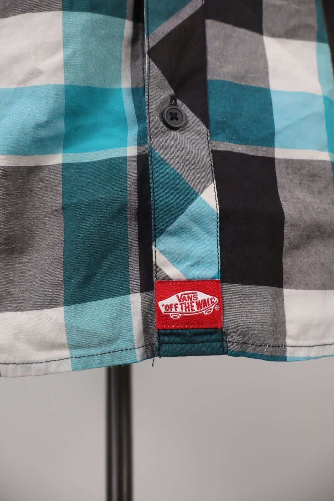 VANS OFF THE WALL CAMICIA UOMO COTONE TG. S MAN CASUAL VINTAGE SHIRT COTTON