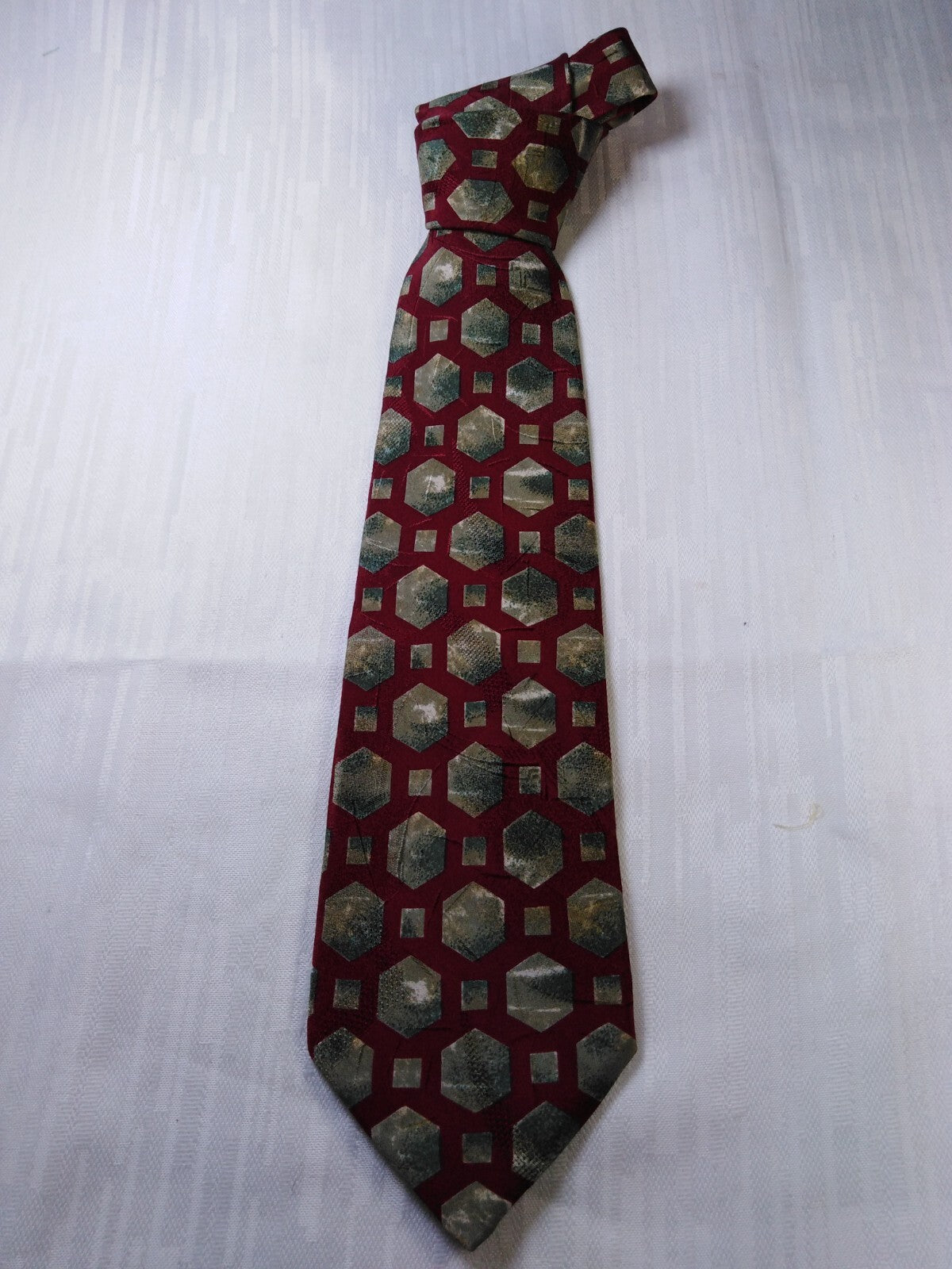 TRUSSARDI 100% SETA SILK TIE CRAVATTA NECKTIE ITALY VINTAGE CLASSIC