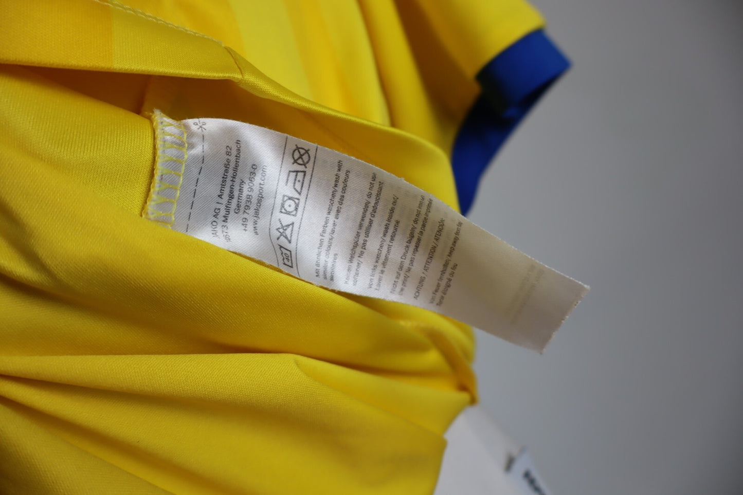 JAKO FNT UNION WASSERALFINGEN N 4 MAGLIA CALCIO UOMO TG L SOCCER JERSEY SPORT