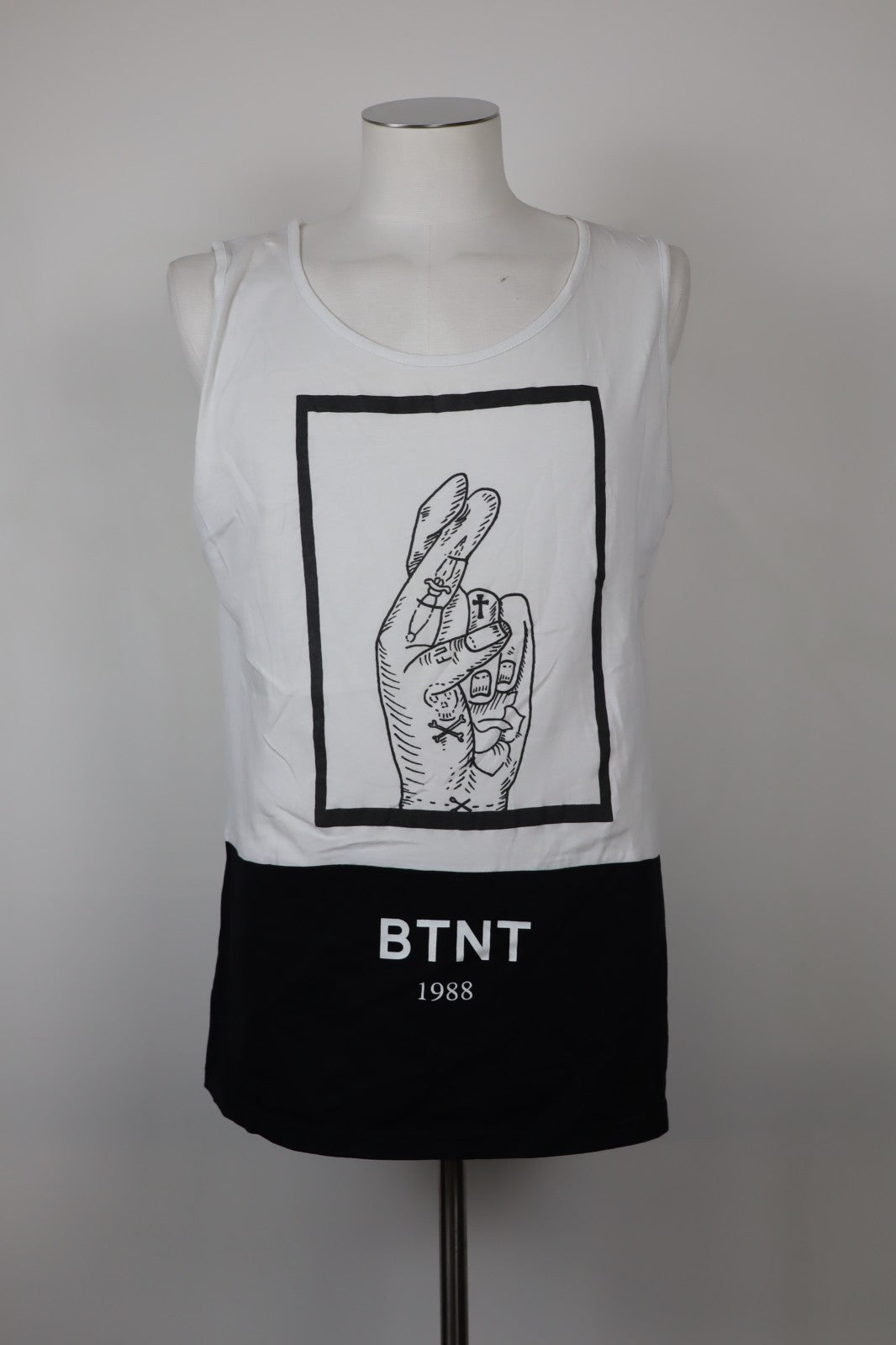 BUT NOT MAGLIA UOMO TG. M MAN T-SHIRT VINTAGE CASUAL LOGO ITALY COTONE