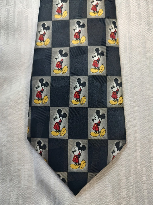 MICKEY UNLIMITED TOPOLINO TIE CRAVATTA NECKTIE MADE IN ITALY CLASSIC