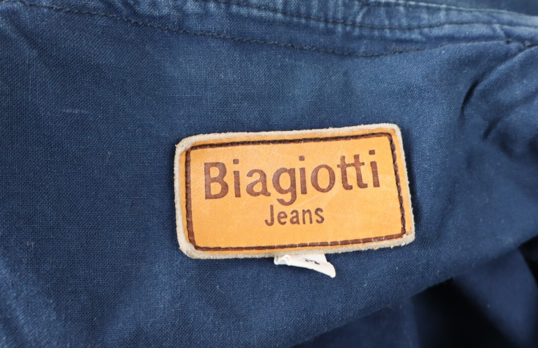 BIAGIOTTI JEANS GIUBBINO LEGGERO UOMO Tg M MAN CASUAL VINTAGE JACKET
