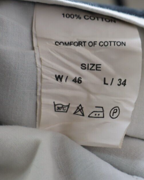 PIERRE CARDIN PANTALONE CASUAL UOMO W36 L34  MAN VINTAGE PANTS COTONE COTTON