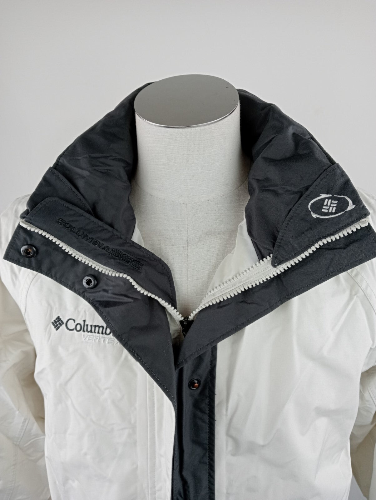 COLUMBIA GIUBBINO IMPERMEABILE WATERPROOF DONNA TG L WOMAN JACKET CASUAL VINTAGE