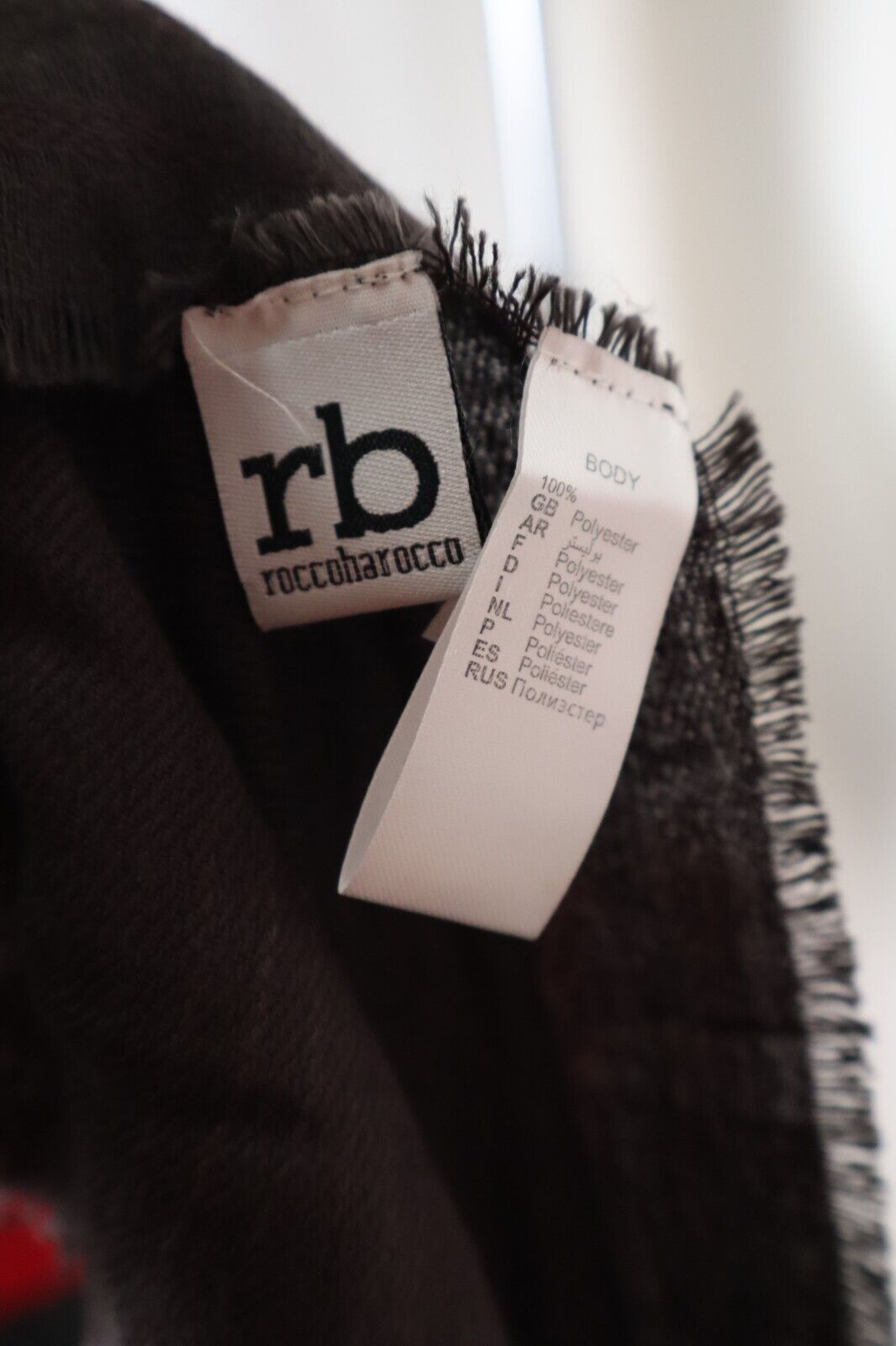 ROCCOBAROCCO SCIARPA UOMO DONNA UNISEX WOMAN MAN VINTAGE CASUAL SCARF