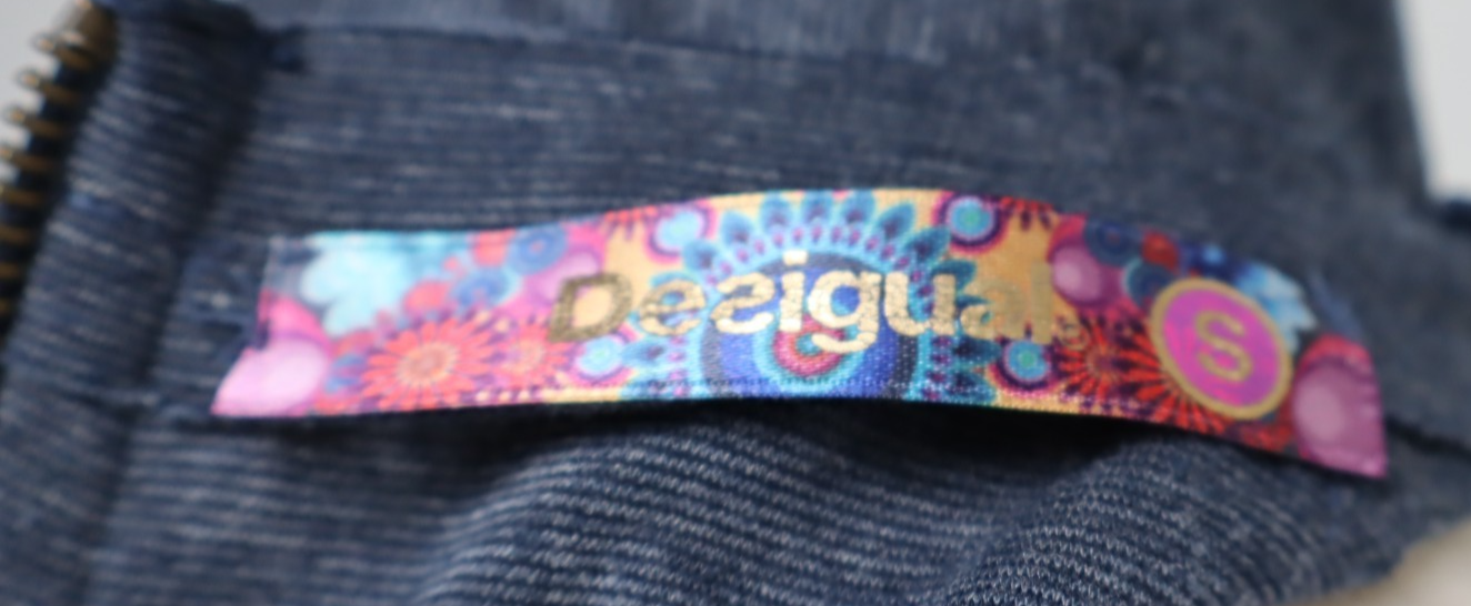 DESIGUAL VESTITO DONNA TG. S WOMAN CASUAL VINTAGE DRESS ABITO