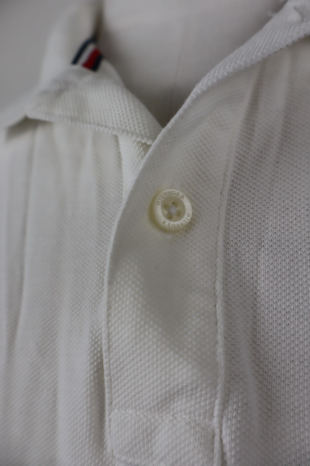 TOMMY HILFIGER POLO MAGLIA UOMO COTONE TG M SLIM MAN COTTON SHIRT CASUAL VINTAGE