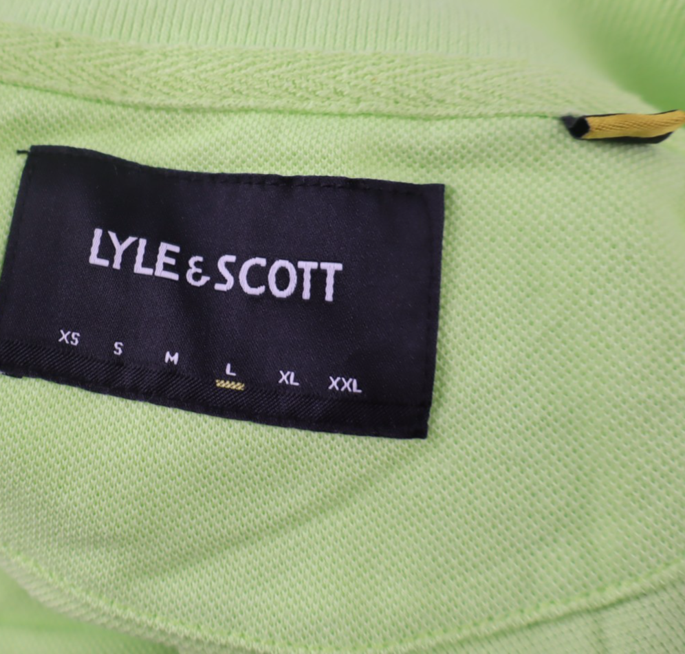 LYLE & SCOTT MAGLIA POLO UOMO COTONE TG. L MAN COTTON T-SHIRT CASUAL VINTAGE