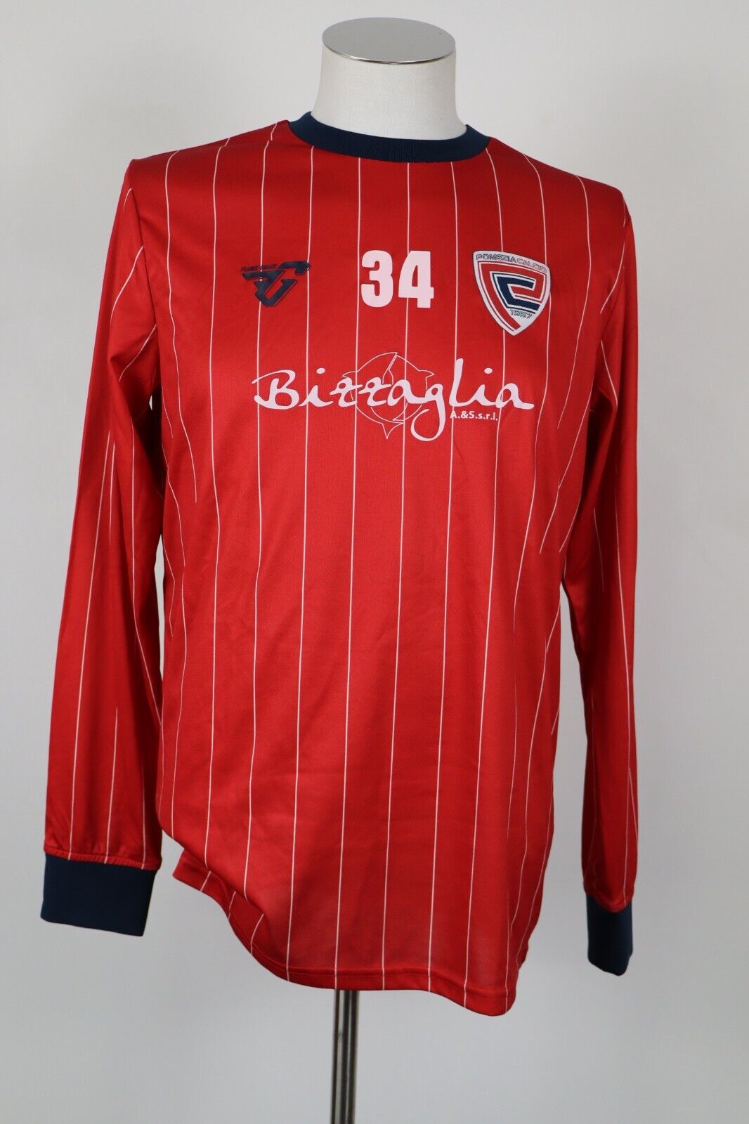 FRANKIE GARAGE POMEZIA MAGLIA CALCIO UOMO Tg L SOCCER TRIKOT MAN VINTAGE JERSEY