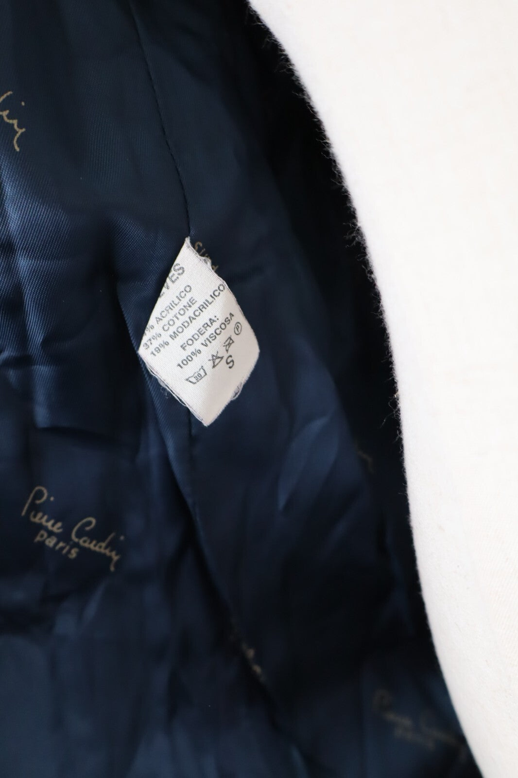 PIERRE CARDIN CAPPOTTO COAT COTONE COTTON GIACCA DONNA TG S WOMAN VINTAGE