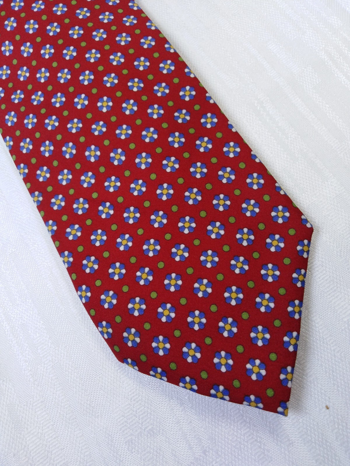 NINO SALZANO 100% SETA SILK TIE CRAVATTA NECKTIE ITALY VINTAGE