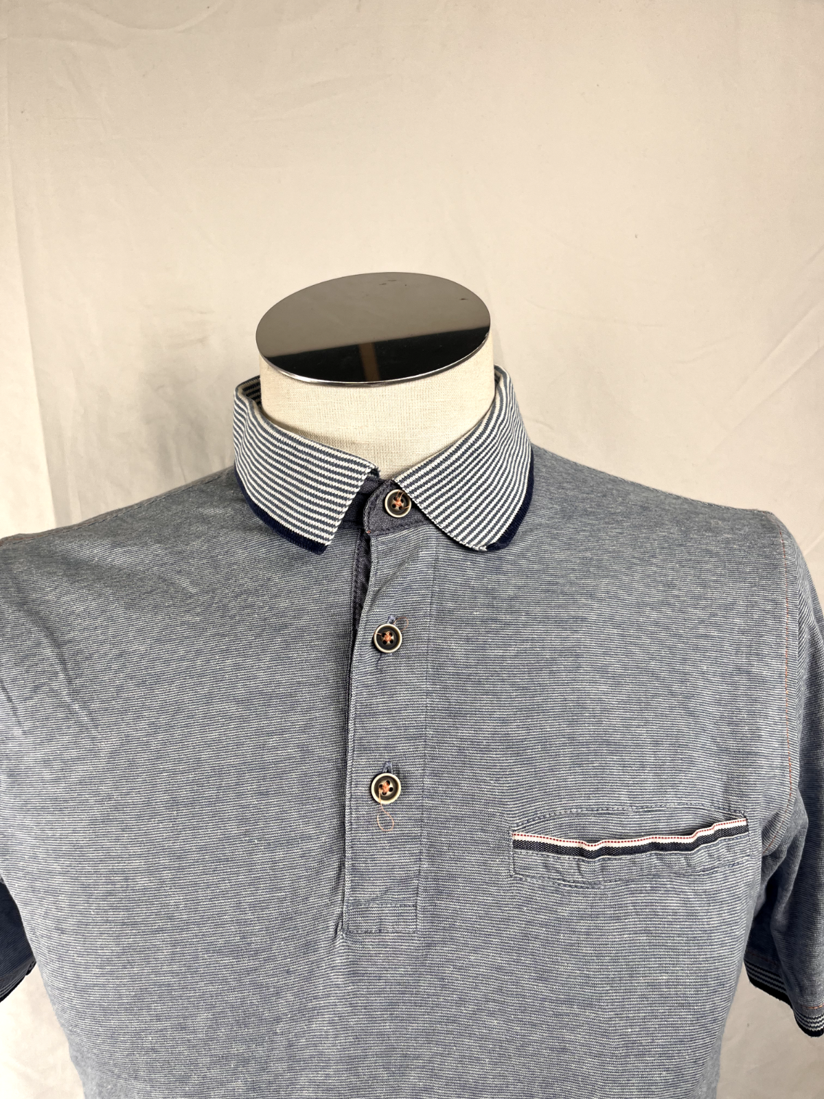 PIERRE CARDIN POLO MAGLIA UOMO TG.S MAN T-SHIRT CASUAL VINTAGE COTONE COTTON