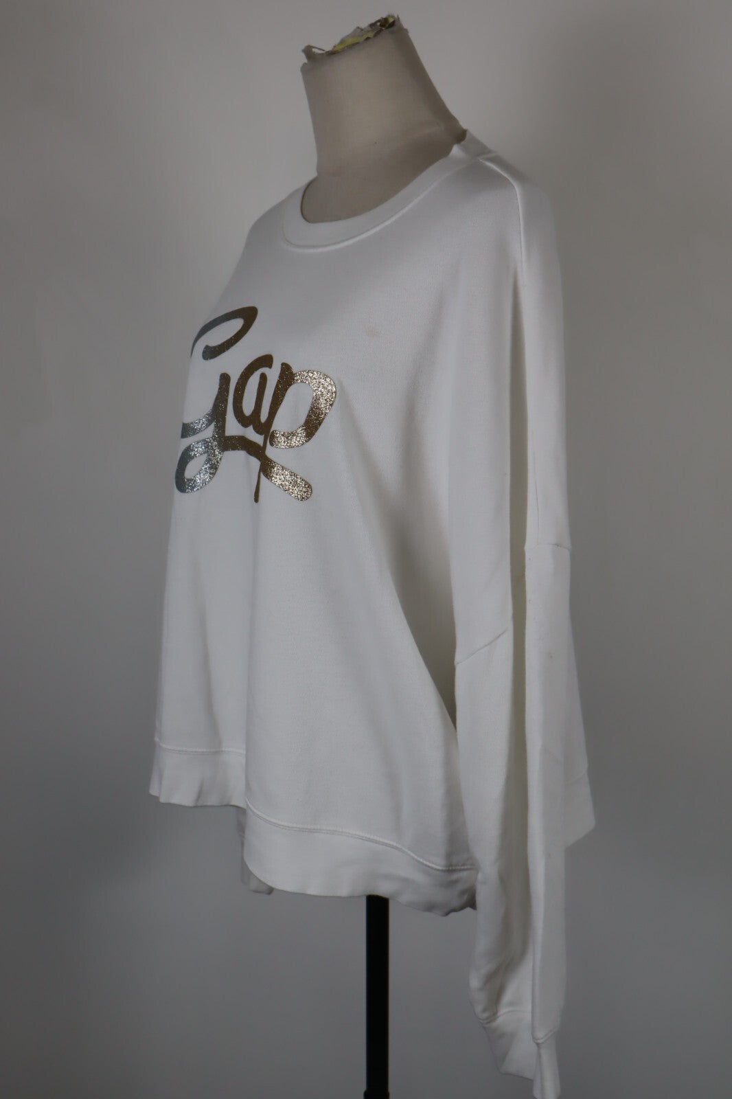 GAP FELPA DONNA Tg XL 50/52 WOMAN CASUAL VINTAGE SPORT SWEATSHIRT COTONE