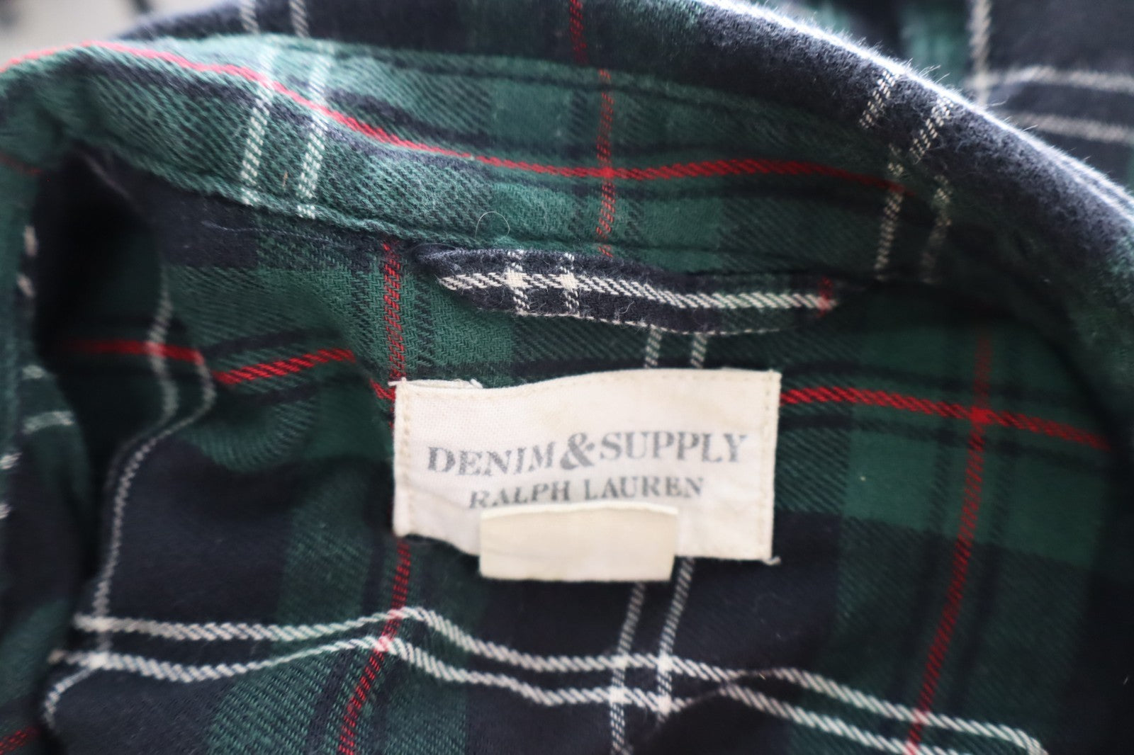 RALPH LAUREN DENIM & SUPPLY CAMICIA COTONE SHIRT UOMO TG XS MAN VINTAGE CASUAL