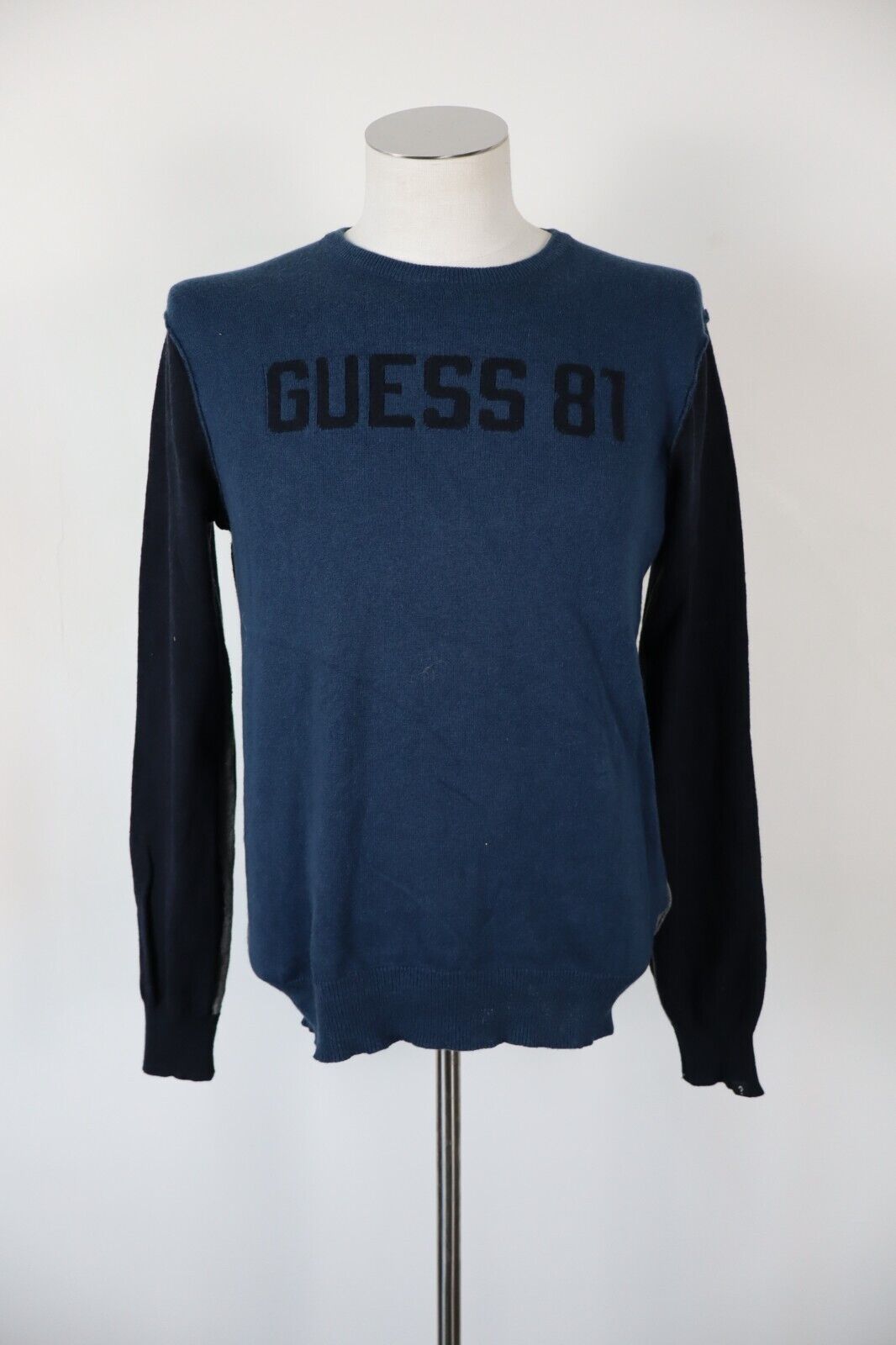 GUESS MAGLIONE VINTAGE UOMO Tg. S MAN SWEATER CASUAL LANA COTONE