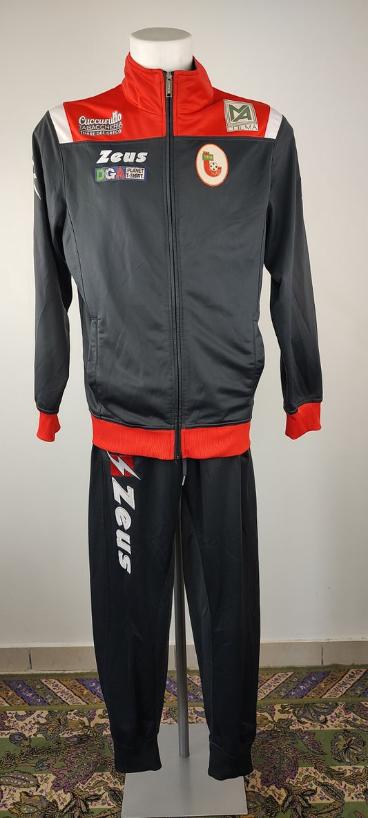 ZEUS TURRIS TUTA COMPLETA CALCIO UOMO Tg L TRACKSUIT SPORT VINTAGE