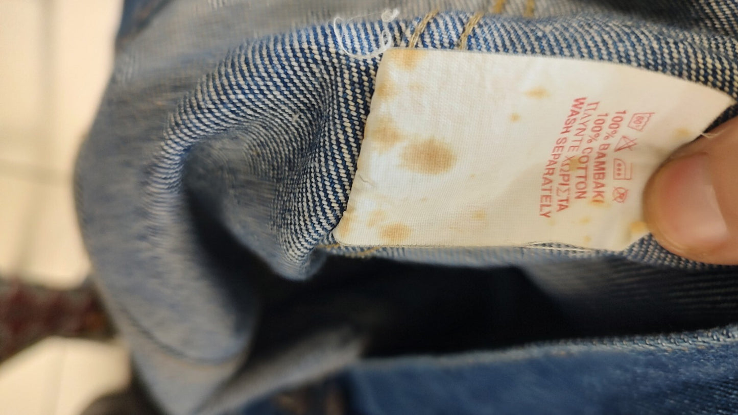 AMERICANINO GIUBBINO GIUBBINO JEANS DENIM UOMO Tg L MAN CASUAL JACKET