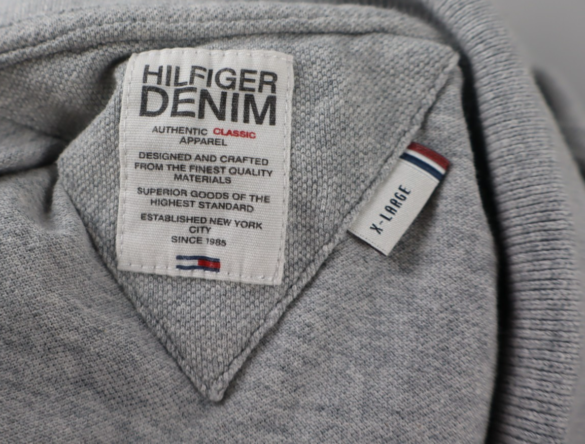 TOMMY HILFIGER DENIM MAGLIA POLO UOMO TG. XL MAN T-SHIRT CASUAL VINTAGE COTONE