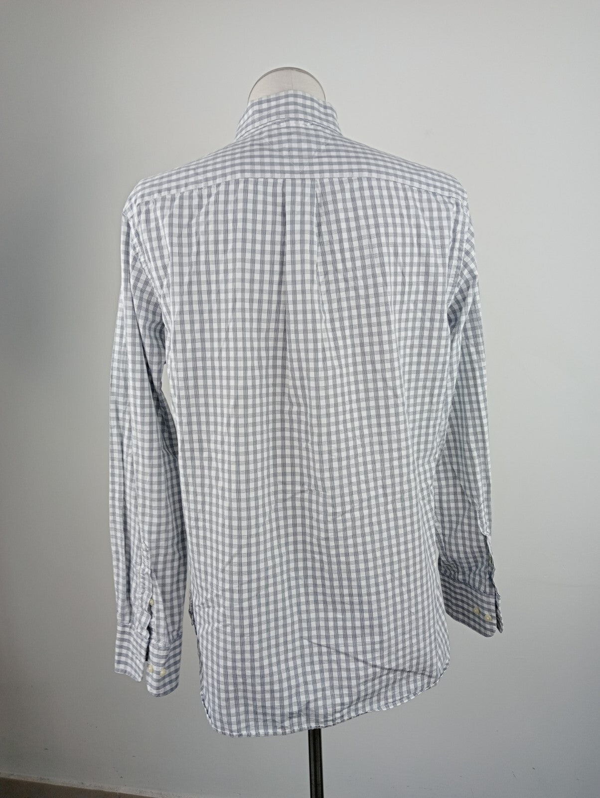 TOMMY HILFIGER CAMICIA UOMO COTONE L 16 1/2  MAN CASUAL VINTAGE SHIRT ITALY