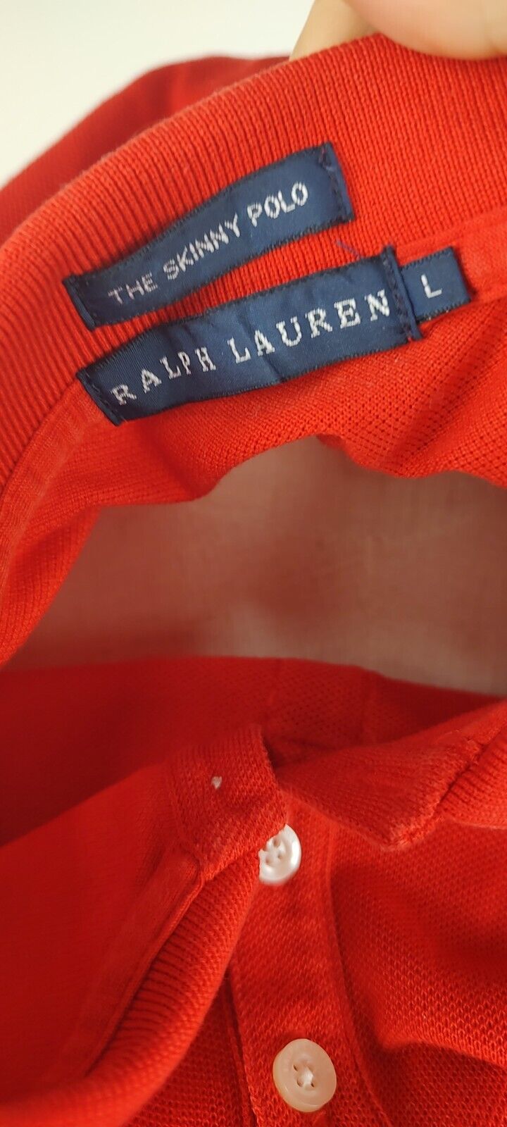 RALPH LAUREN POLO MAGLIA DONNA COTONE TG. L WOMAN SHIRT CASUAL VINTAGE