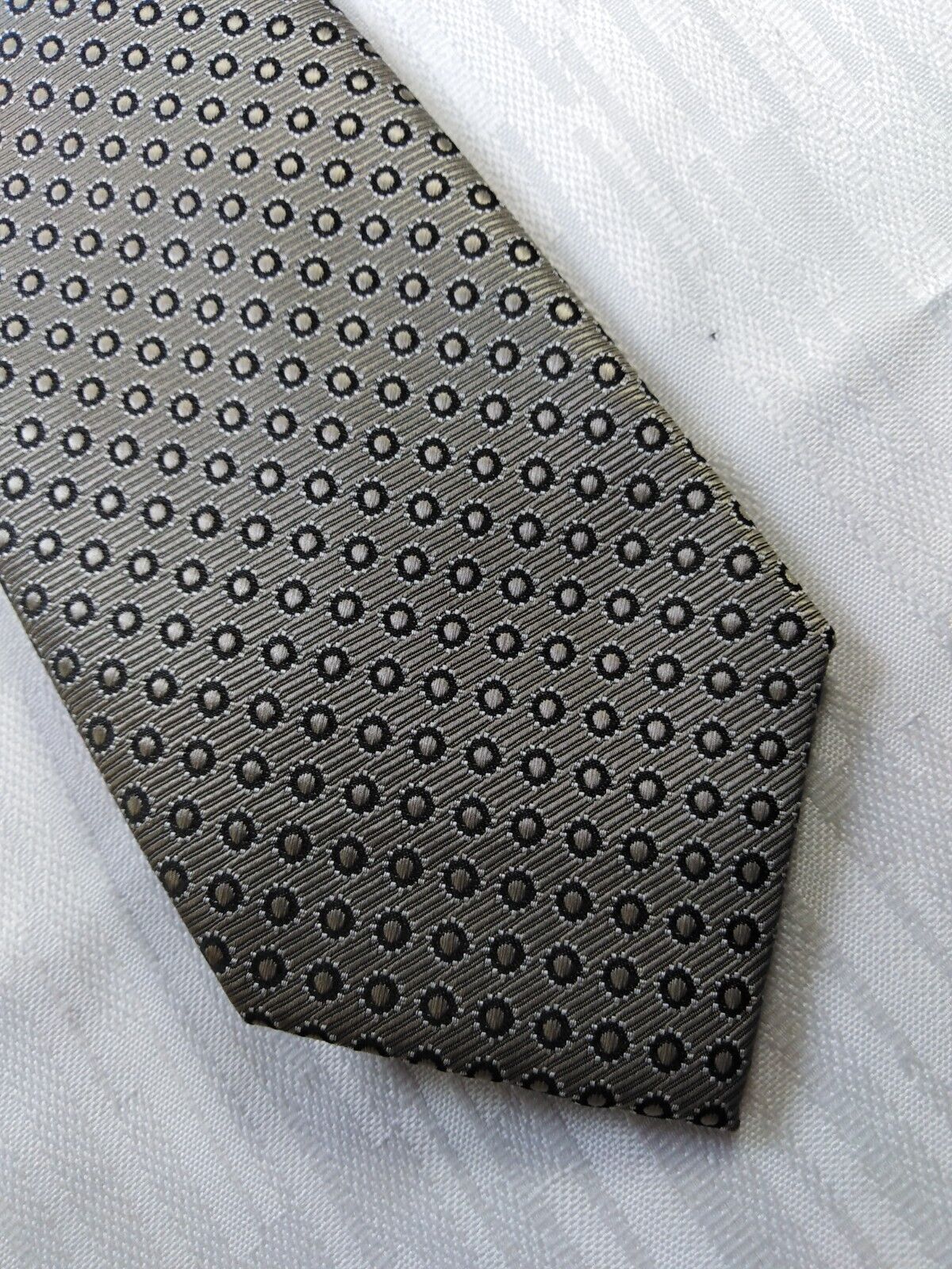 GIORGIO MARIANI 100% SETA SILK TIE CRAVATTA NECKTIE ITALY VINTAGE SELF TIPPED