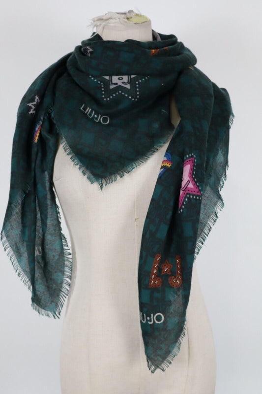 LIU JO SCIARPA UOMO DONNA UNISEX WOMAN MAN VINTAGE CASUAL SCARF