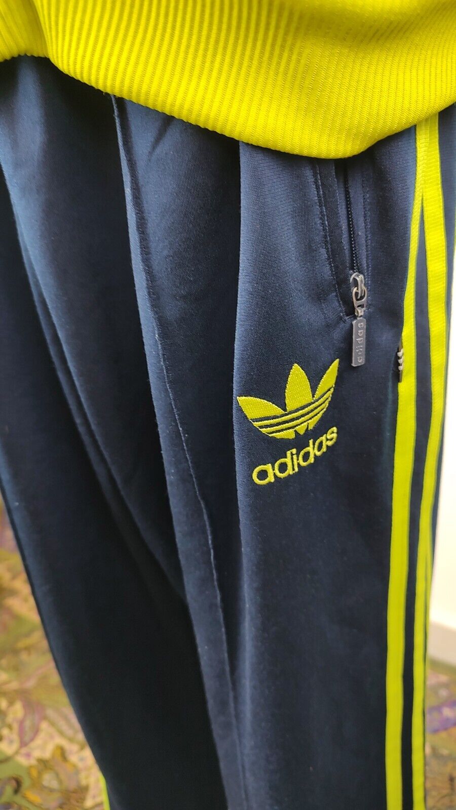 ADIDAS TUTA COMPLETA DUE PEZZI Tg. 5 TRACKSUIT JACKET PANTS UOMO SPORT