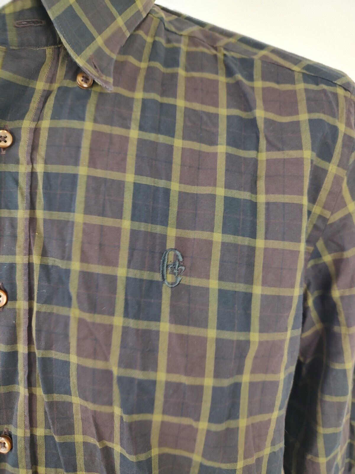 CONTE OF FLORENCE CAMICIA UOMO COTONE TG L MAN CASUAL VINTAGE SHIRT