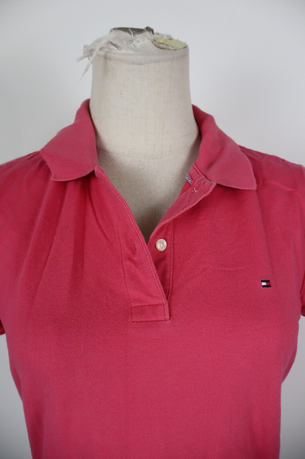 TOMMY HILFIGER POLO MAGLIA T-SHIRT DONNA COTONE TG M WOMAN CASUAL VINTAGE