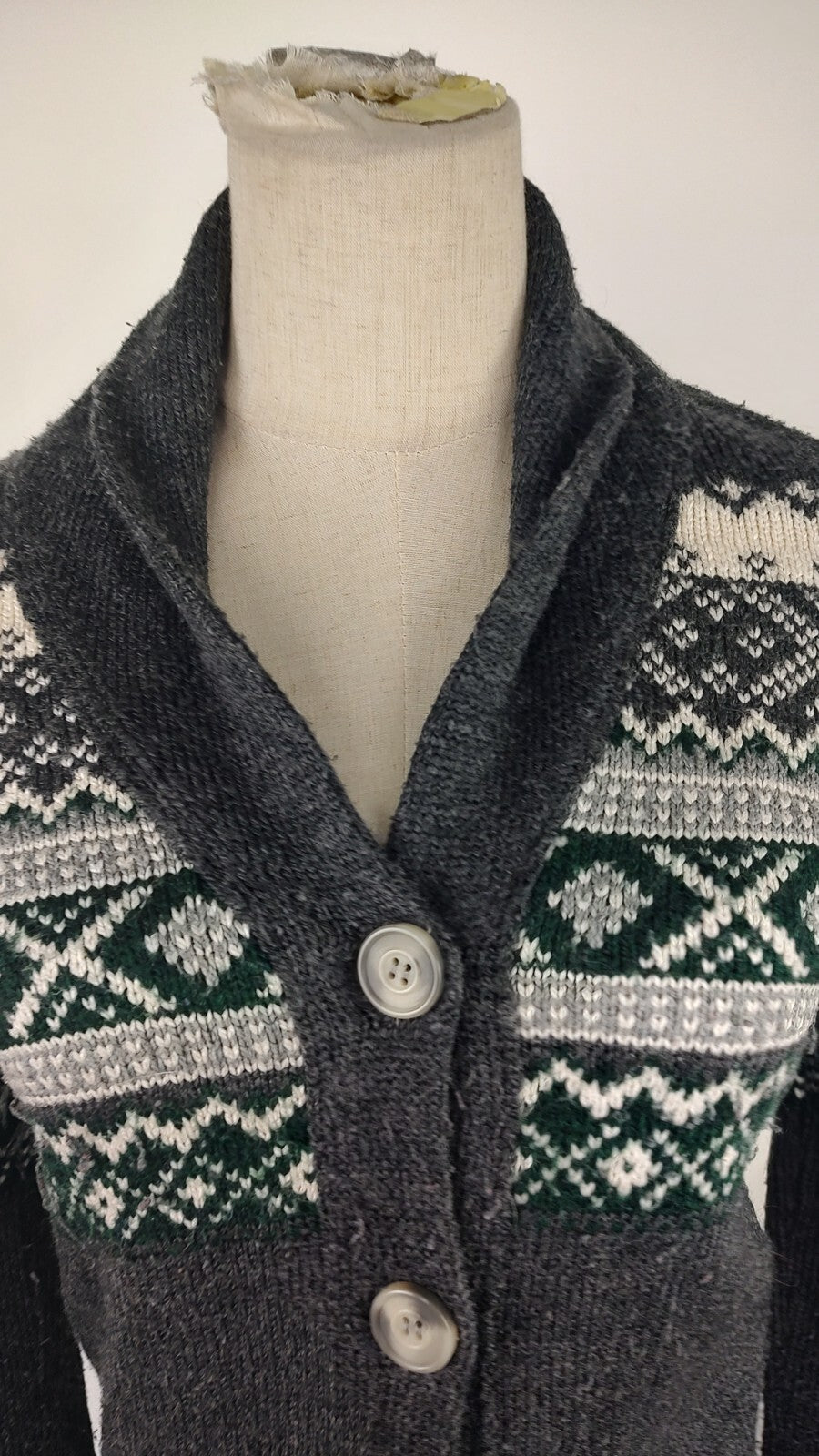 SUPERDRY MAGLIONE CARDIGAN LANA DONNA Tg  S WOMAN CASUAL SWEATER VINTAGE