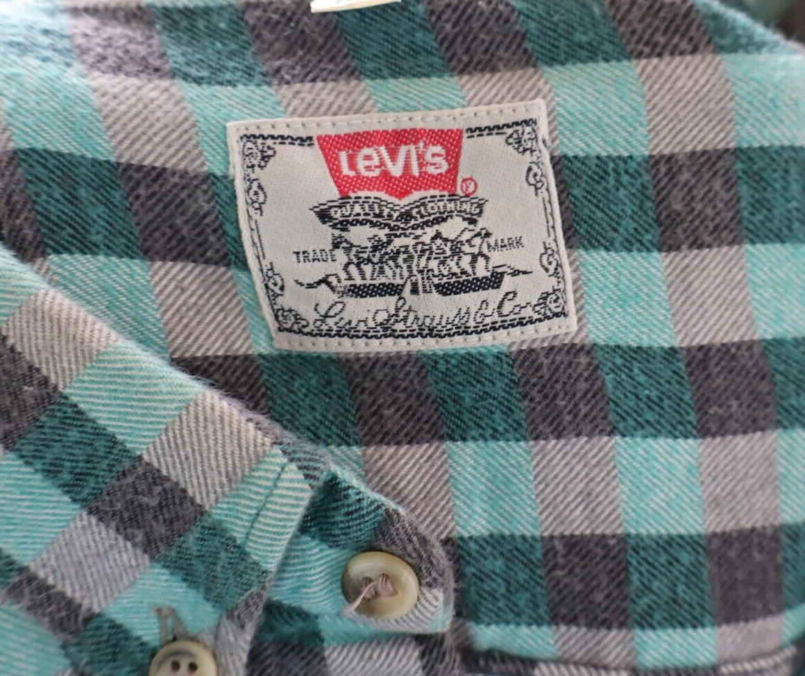 LEVI'S CAMICIA UOMO TG.XL MAN CASUAL COTTON COTONE VINTAGE SHIRT