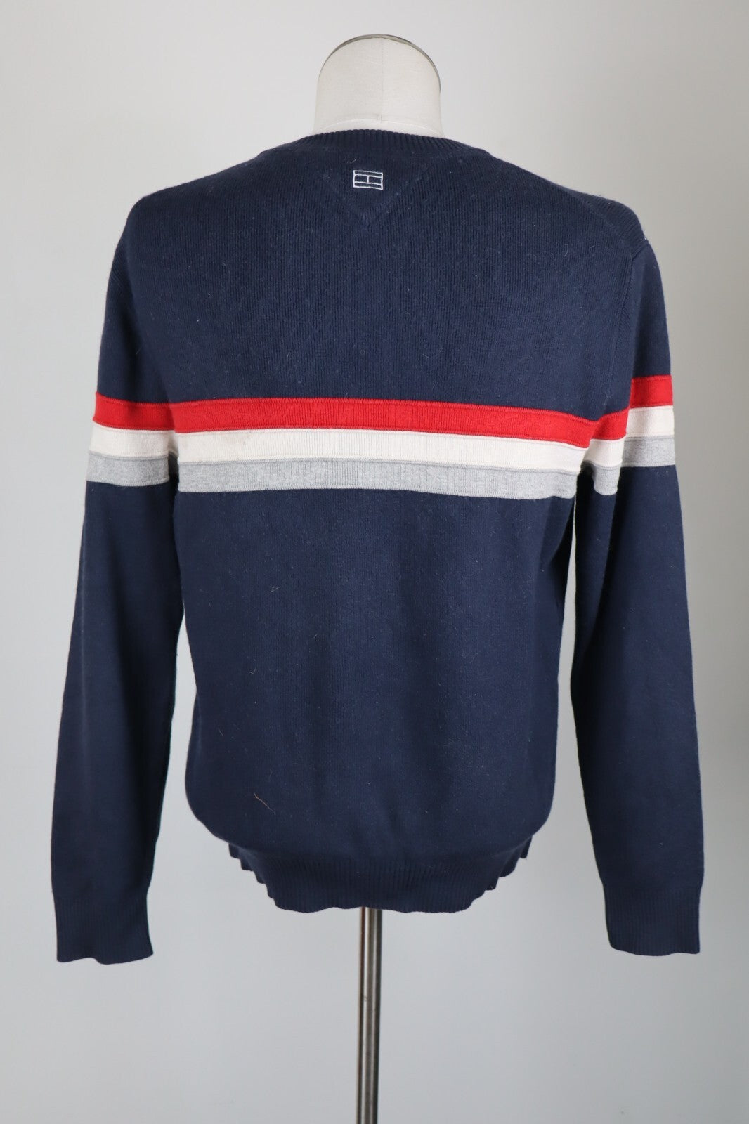 TOMMY HILFIGER MAGLIONE LANA WOOL VINTAGE UOMO Tg. S MAN SWEATER CASUAL