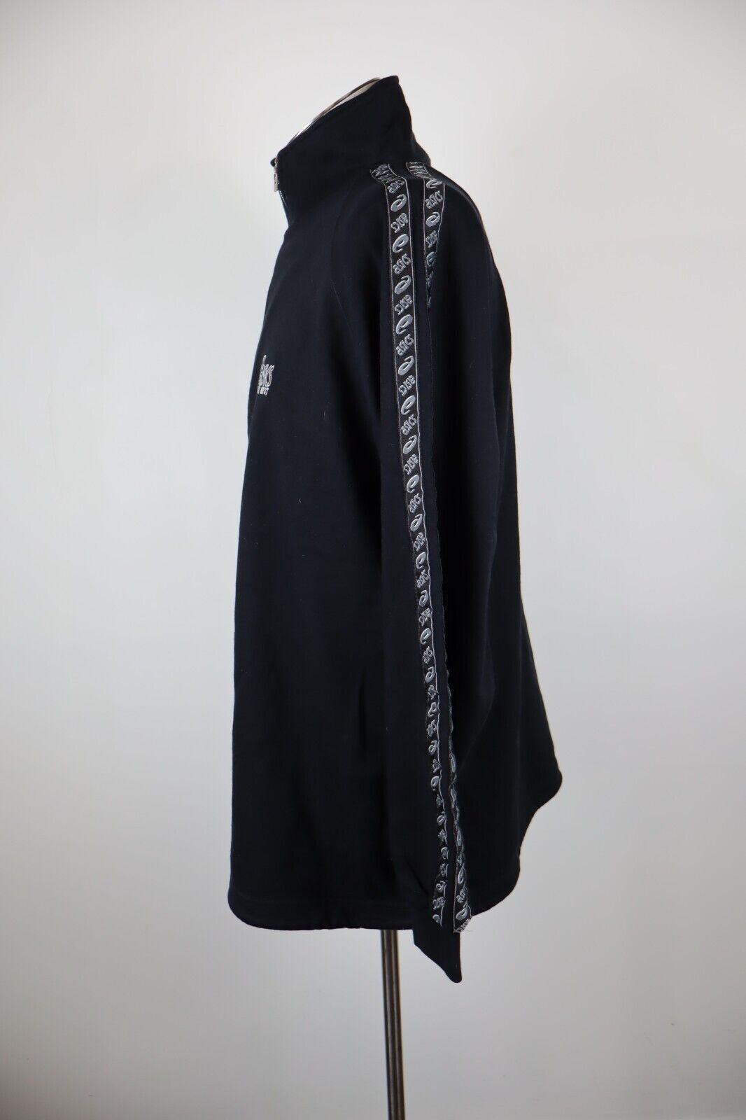 ASICS FELPA CON ZIP JACKET UOMO Tg L MAN SPORT JACKET SWEATSHIRT VINTAGE