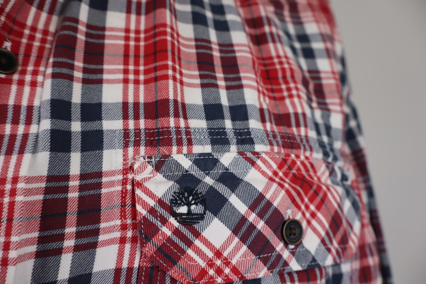 TIMBERLAND CAMICIA UOMO TG. 2XL MAN CASUAL VINTAGE SHIRT COTONE COTTON