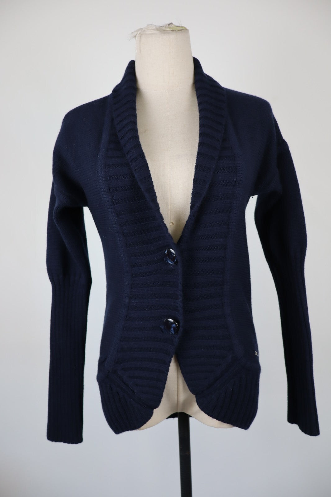 WOOLRICH  MAGLIONE CARDIGAN LANA DONNA Tg. XS WOMAN CASUAL WOOL SWEATER VINTAGE