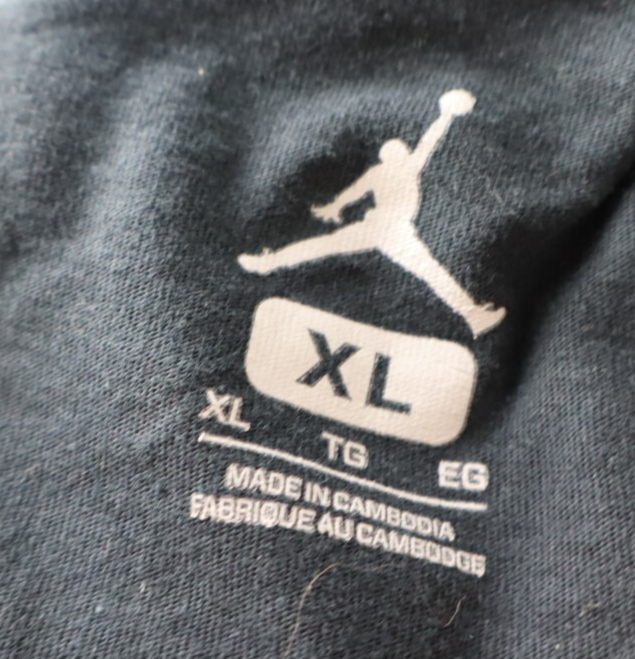 NIKE AIR JORDAN MAGLIA UOMO TG XL MAN T-SHIRT CASUAL VINTAGE COTONE COTTON